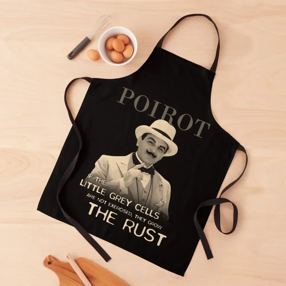 

Poirot Apron for women halloween For Man For Cooking Women Kitchen'S Apron