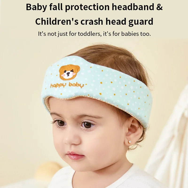 Baby Infant Toddler No Bumps Safety Helmet Head Cushion Bumper Bonnet Baby Head Protector Baby Helmet Walking Run Headband