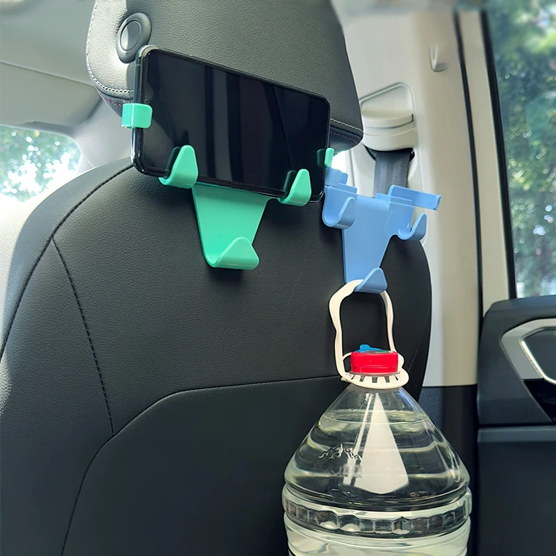 

Universal Car Seat Back Hook Headrest Hanger Car Bag Pouch Clothes Hanging Hooks Duarable Fastener Clip Interior Accessories