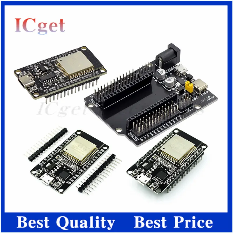 1PCS ESP32 Development Board WiFi+Bluetooth Ultra-Low Power Consumption Dual Core ESP-32 ESP-32S ESP 32 Similar ESP8266