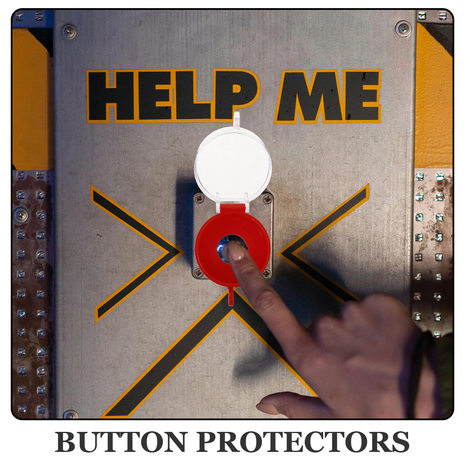 

4pcs 22mm Hole 55x37mm Dust Proof Guard Switch Push Start Push To Start Button Cover Pc Power Button Cover Protector