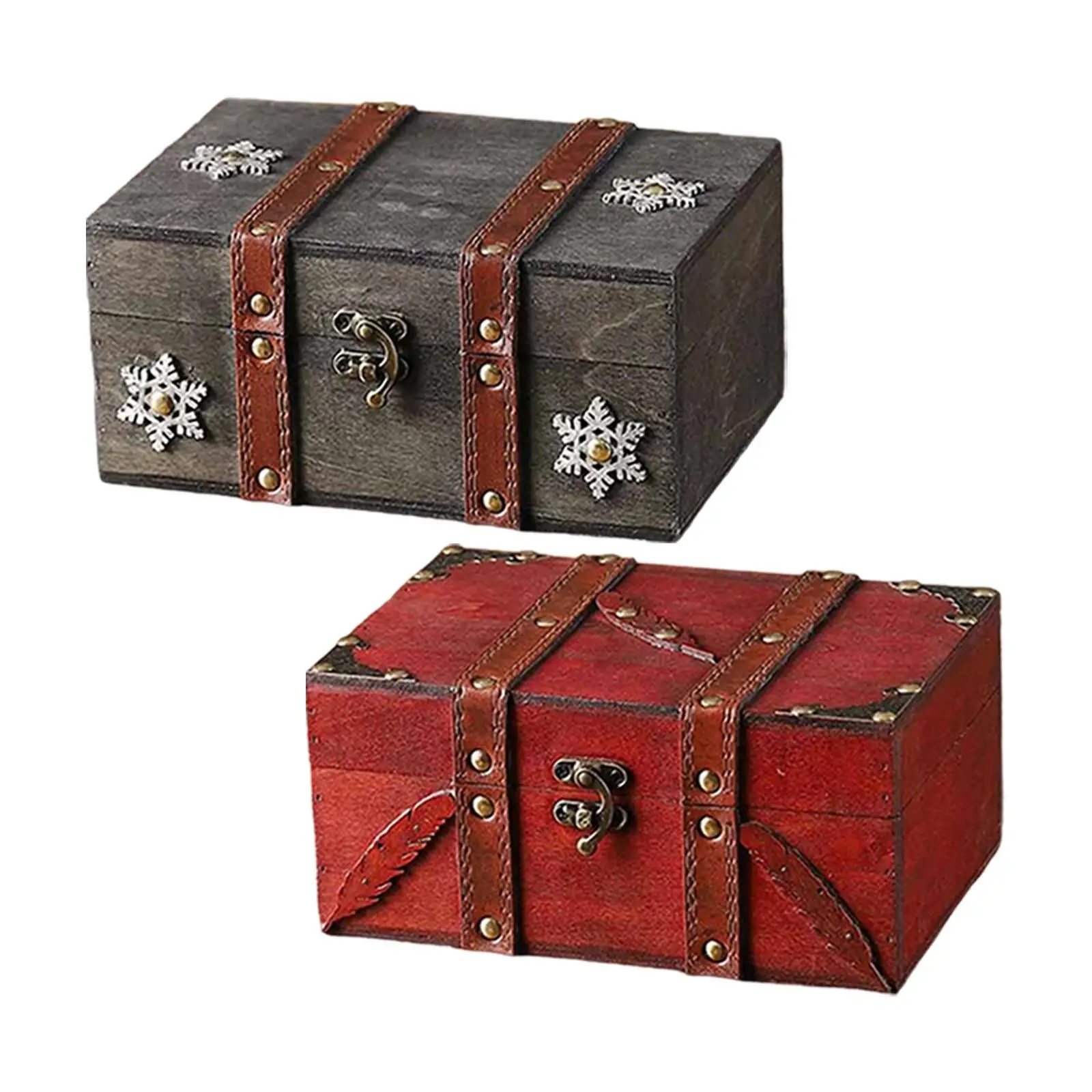 

Ящик для хранения ювелирных изделий, деревянный чехол с сокровищами, украшение, универсальный портативный брелок