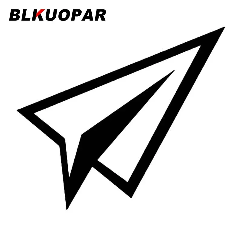 

BLKUOPAR Origami самолет силуэт автомобильные наклейки индивидуальные солнцезащитные наклейки на бампер лобовое стекло водостойкие виниловые автомобильные аксессуары