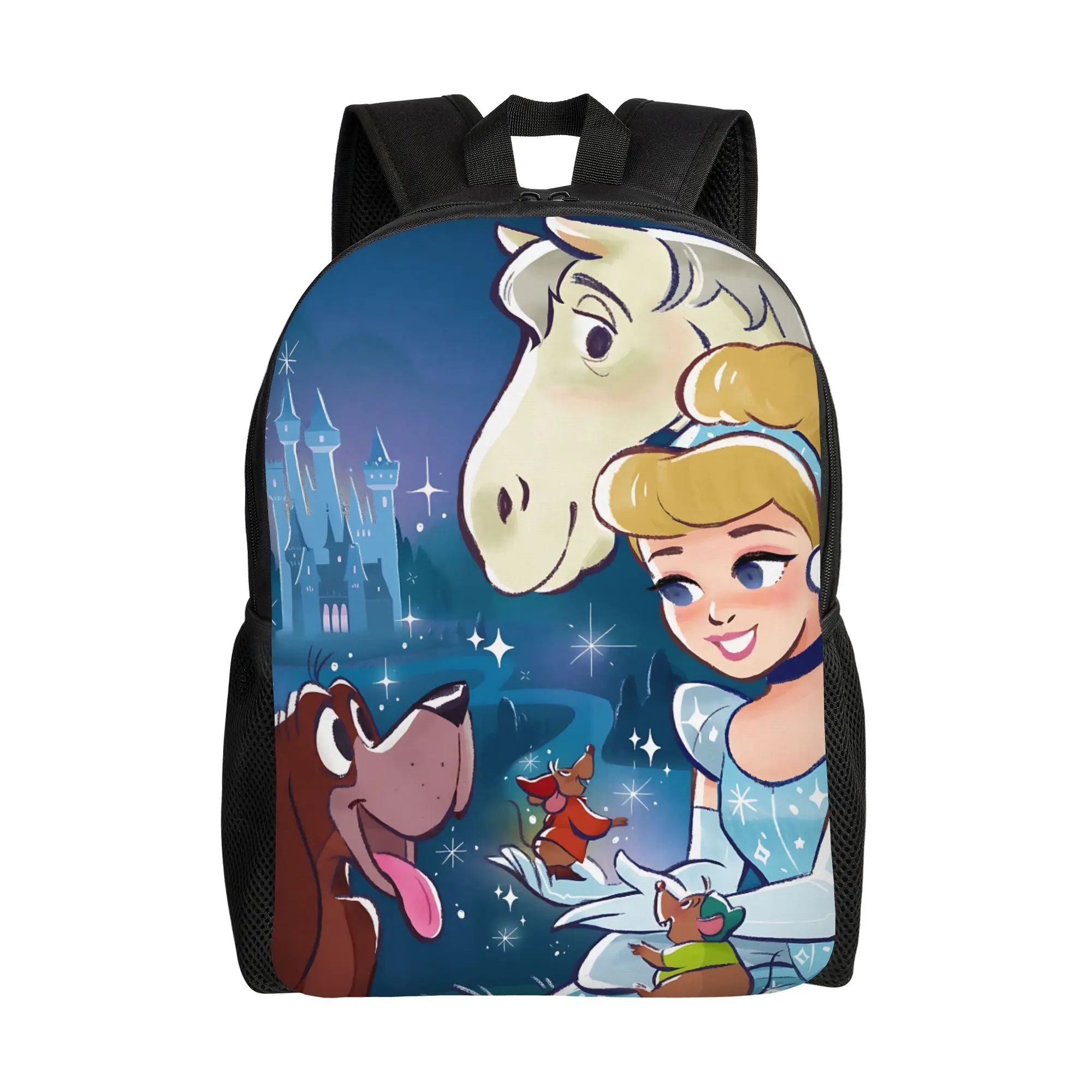 

1Piece RedShirt New School Year Book Pack Cinderella Unisex Backpack