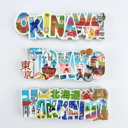 Japan Travelling Souvenirs Fridge Magnets Okinawa Hokkaido Tokyo Tourist Souvenirs Fridge Stickers Home Decoration Wedding Gifts