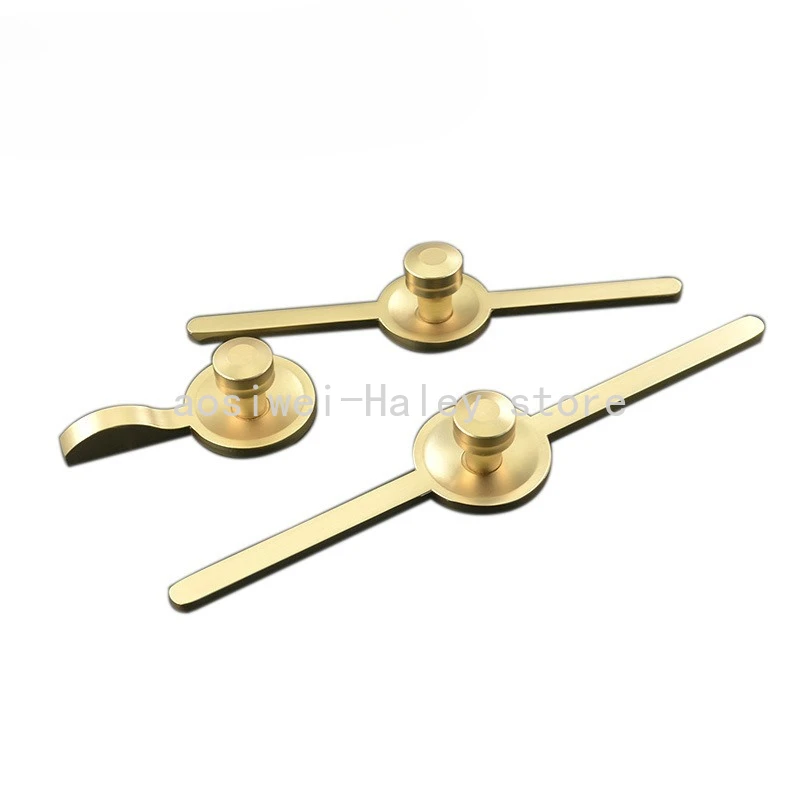 Furniture Hardware Modern Fashion Gold Handle European Style Simple Cabinet Handle Drawer Wardrobe Zinc Alloy Handle