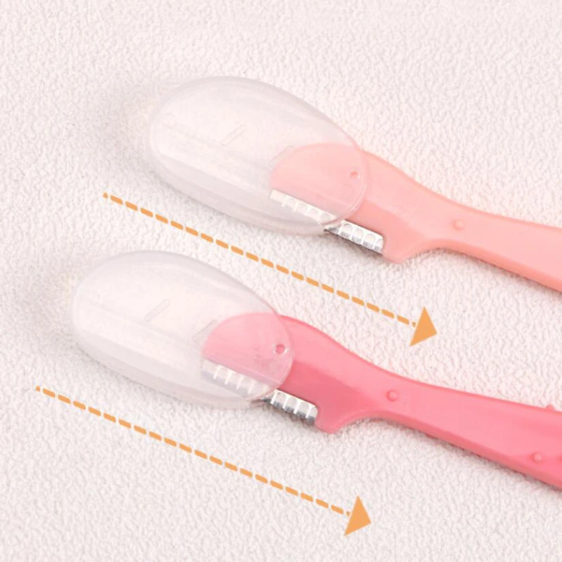 Karsyngirl 2/3/5 Stuks Rechte Handvat Ronde Kop Wenkbrauw Trimmer Beauty Tools Beginner Anti-kras Wenkbrauw trimmer goede 2026