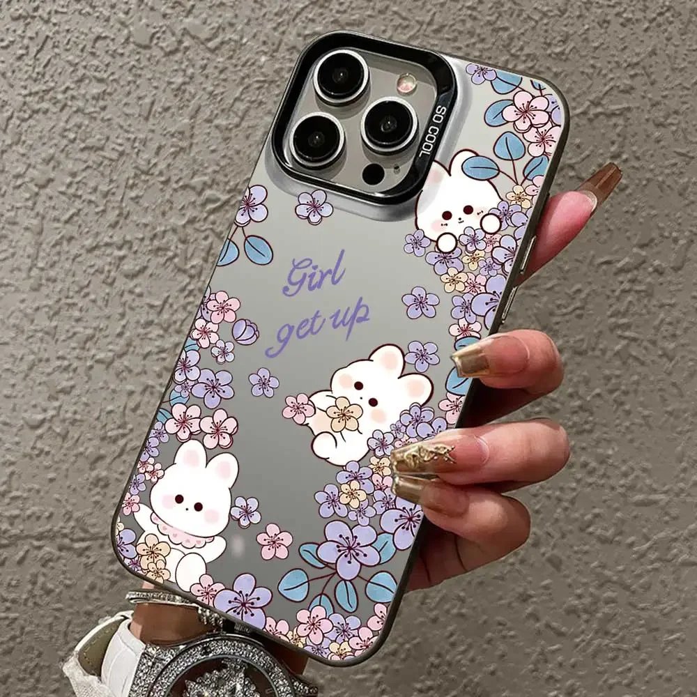 Case For Samsung A16 5G SM-A166P A06 Protector For Samsung GalaxyA 06 SM-A065F/DS a16 Silver IMD Cartoon Astronaut Phone Cover