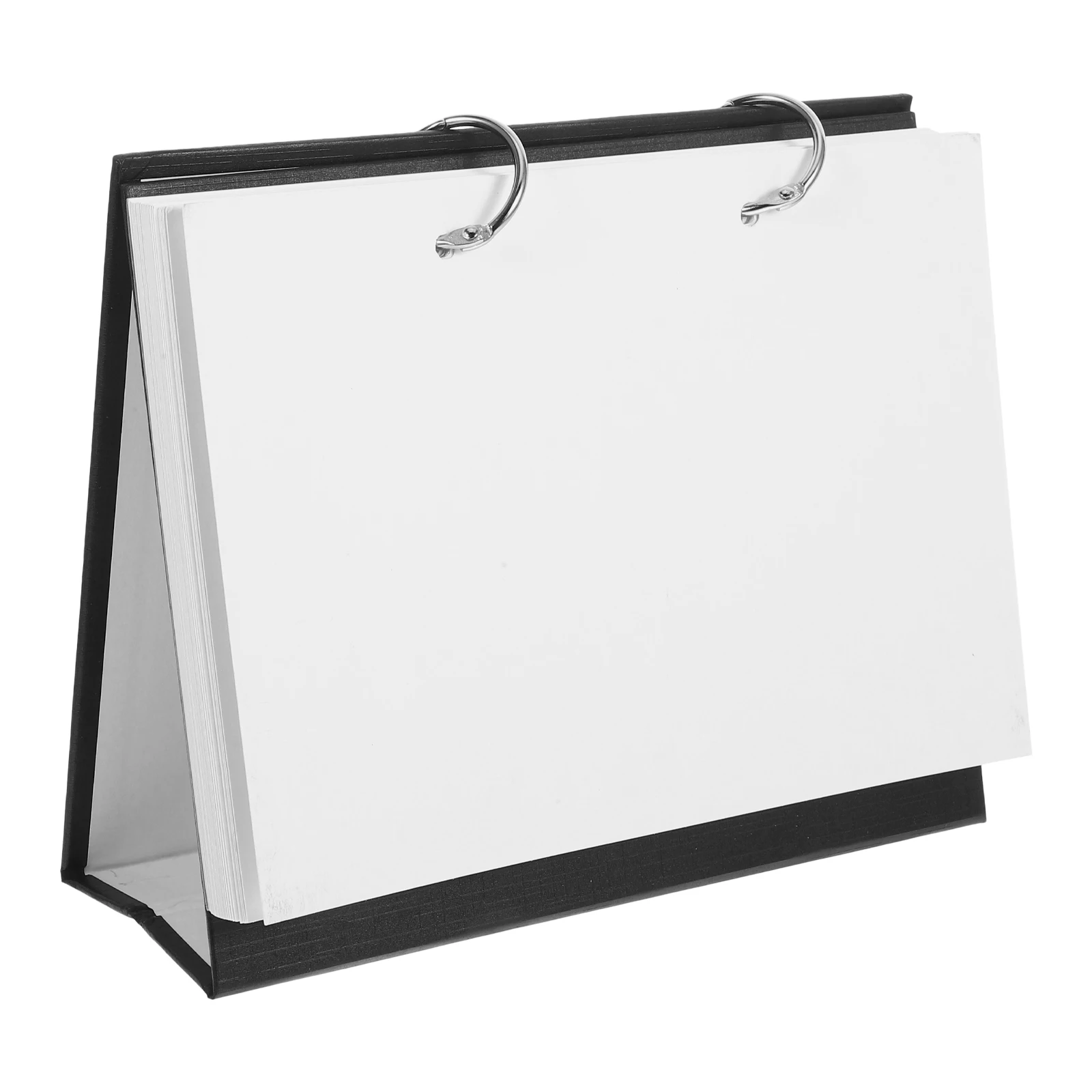 Detachable A5 Flip Calendar Blank Pages For Diy Graffiti Hand Drawing Desk Calendar Office Decor Standing Planner Paper