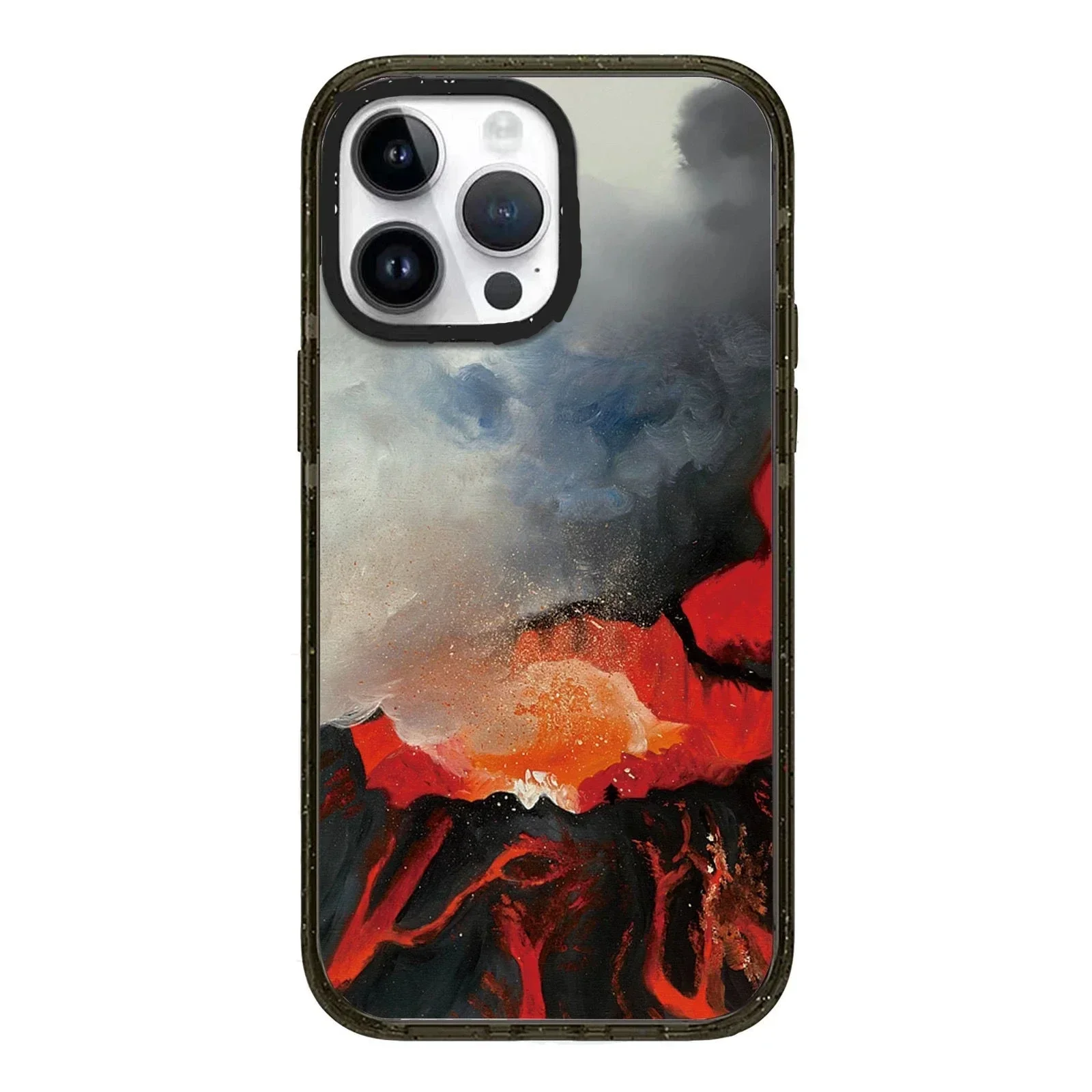 

Acrylic Volcano Phone Case Cover for iPhone 11 12 13 14 15 Pro Max Case for iPhone 15 ProMax