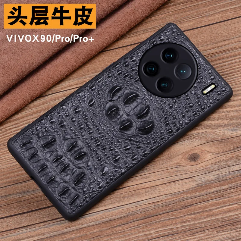 

Wobiloo Genuine Leather Cases For Vivo S18 Pro Case Cool Protection Coque Case Hard Phone Shell