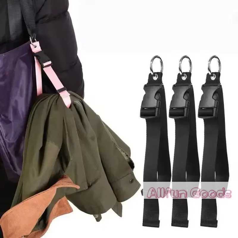 1/2Pcs Travel Luggage Fixed Strap Backpack External Strap Portable Strap With Release Buckle Luggage Strap Belt Jacket Holder