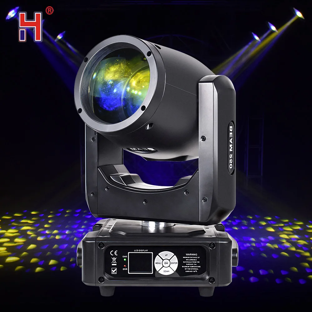 hongyi Mini Beam 230W 7R Moving Head Stage Spotlight 14 Colors 13 gobos 8+16 Facet Rotating Prism For Bar Party Light Show Disco