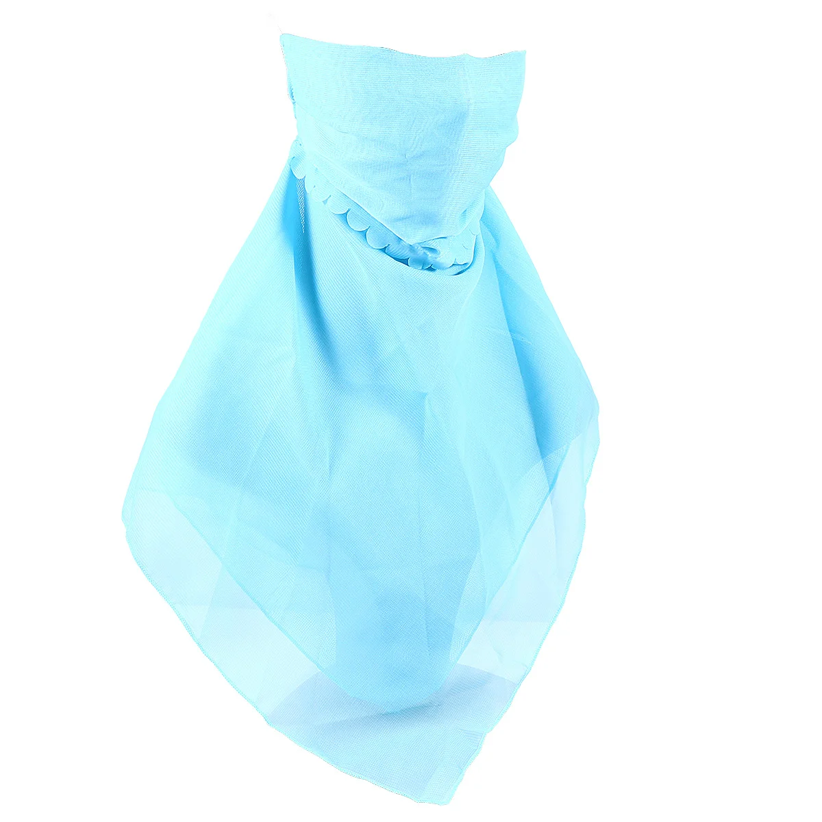 Дышащая солнцезащитная маска для шеи, вуаль для лица, гладкая, приятная для кожи, легкий летний шарф, уличная защита для шеи