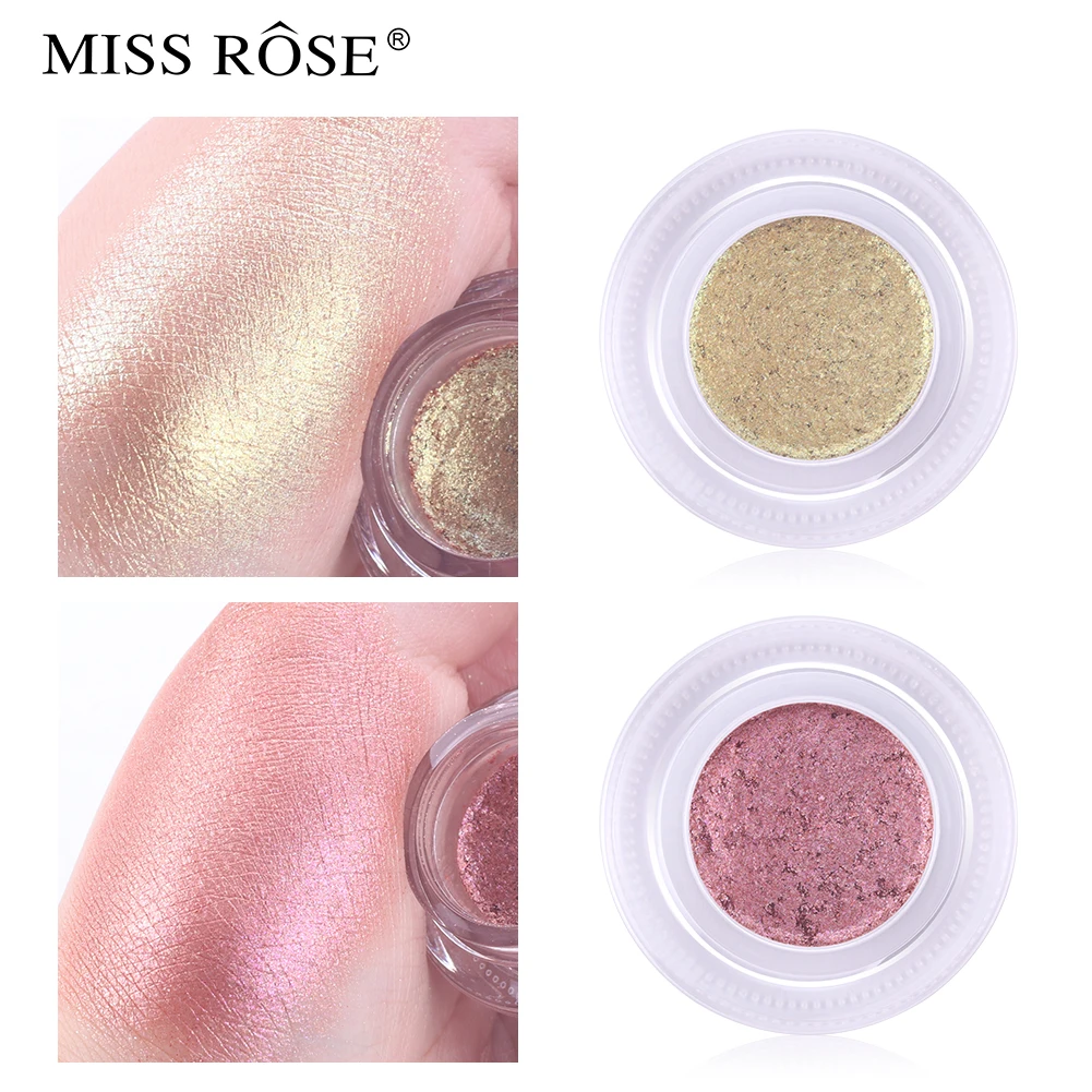 Mermaid Highlight Eye Shadow Cream Metallic Pigment Glitter Bright Matte Shimmer Long Lasting Eyeshadow Makeup Pallete TSLM1