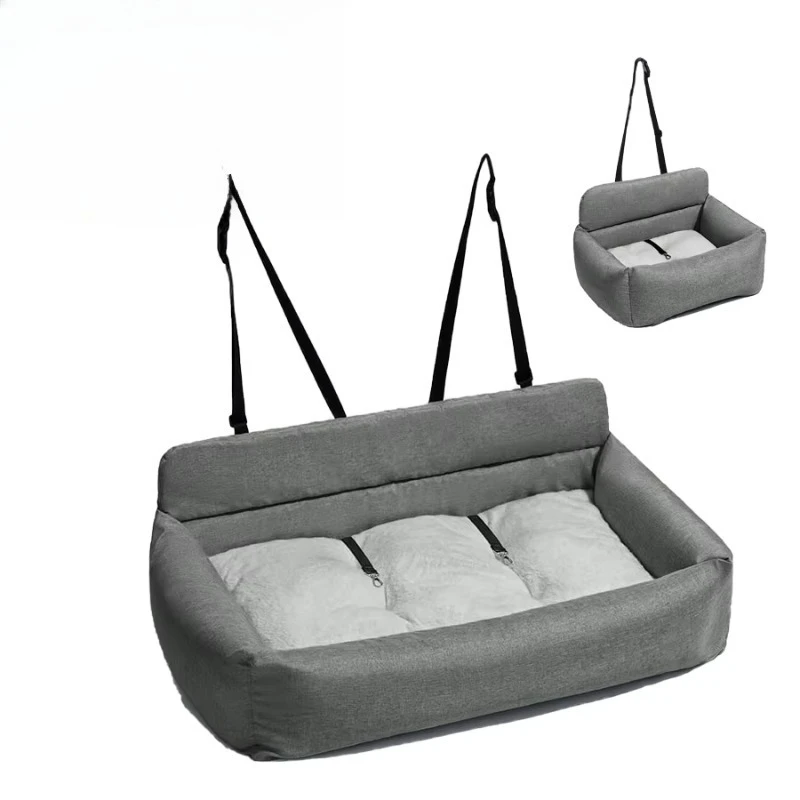 

Foldable Modern Travel Dog Pet Car Bed Seat Cover Sofa Cushion Booster Washable Luxury Waterproof Dog Car Seat Belt Seat