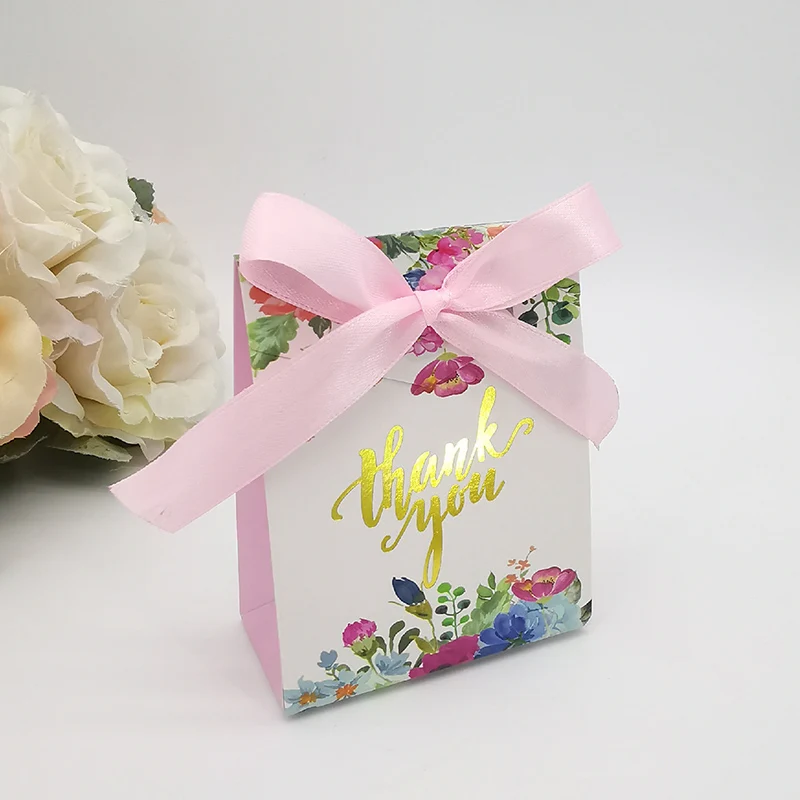 10/20Pcs Baby Dusche Cartoon Süßigkeiten Geschenk Box Mit Band Elefanten Baby Kinderwagen Geburtstag Gunsten Geschenk Verpackung box Baby Souvenirs – Detail 18
