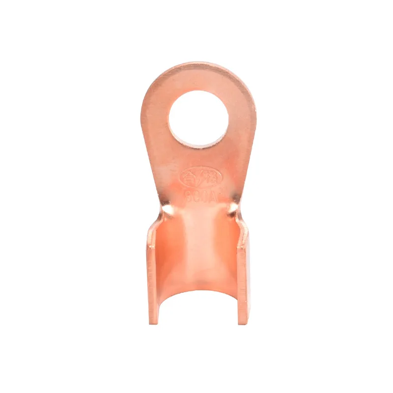 OT 10A  60A  100A  200ACable Copper Lug Battery Connector Ring Terminal  20A 30A 40A 50A 150A 200A 300A