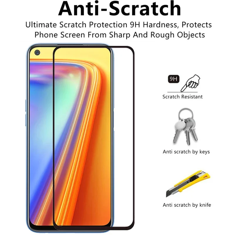 protective tempered glass for realme 7 4g 5g screen protector on realme7 realmi7 film realmi reame relme ralme real me mi realmy image 3