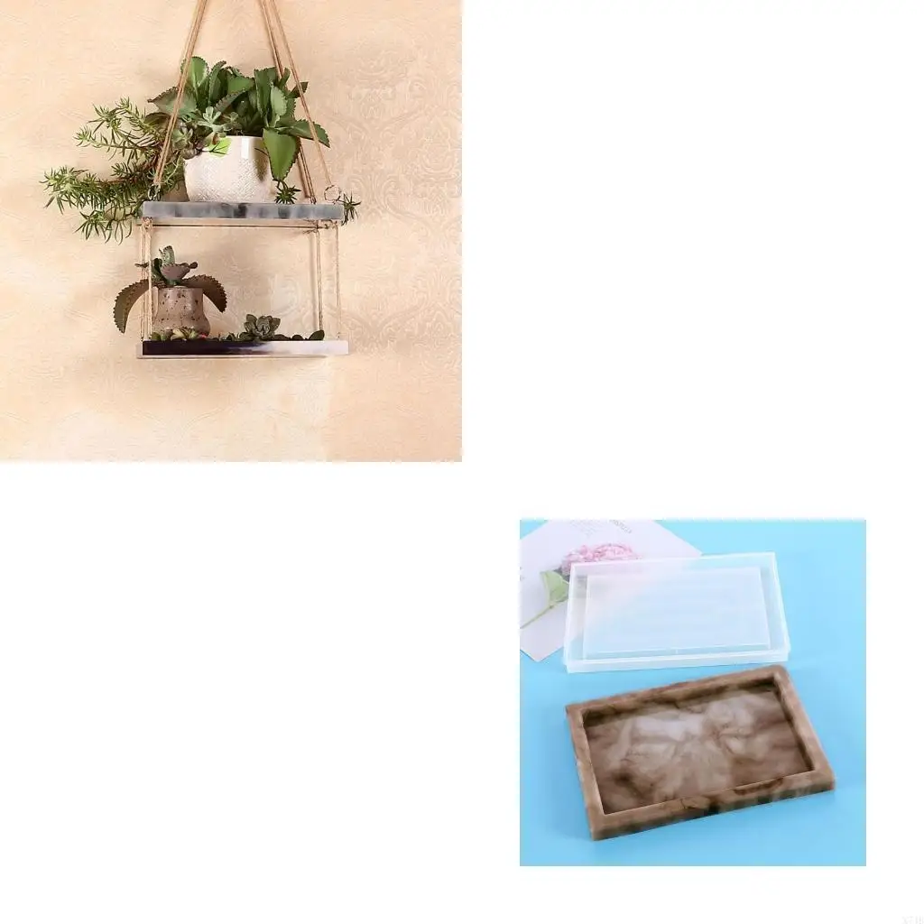 

Творческий кристаллический клей, прямоугольный лоток для хранения, форма для хранения фруктов P