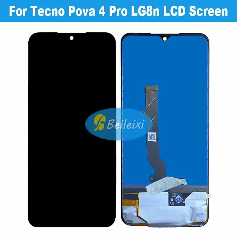 For Tecno Pova 4 Pro LG8n LCD Display Touch Screen Digitizer Assembly