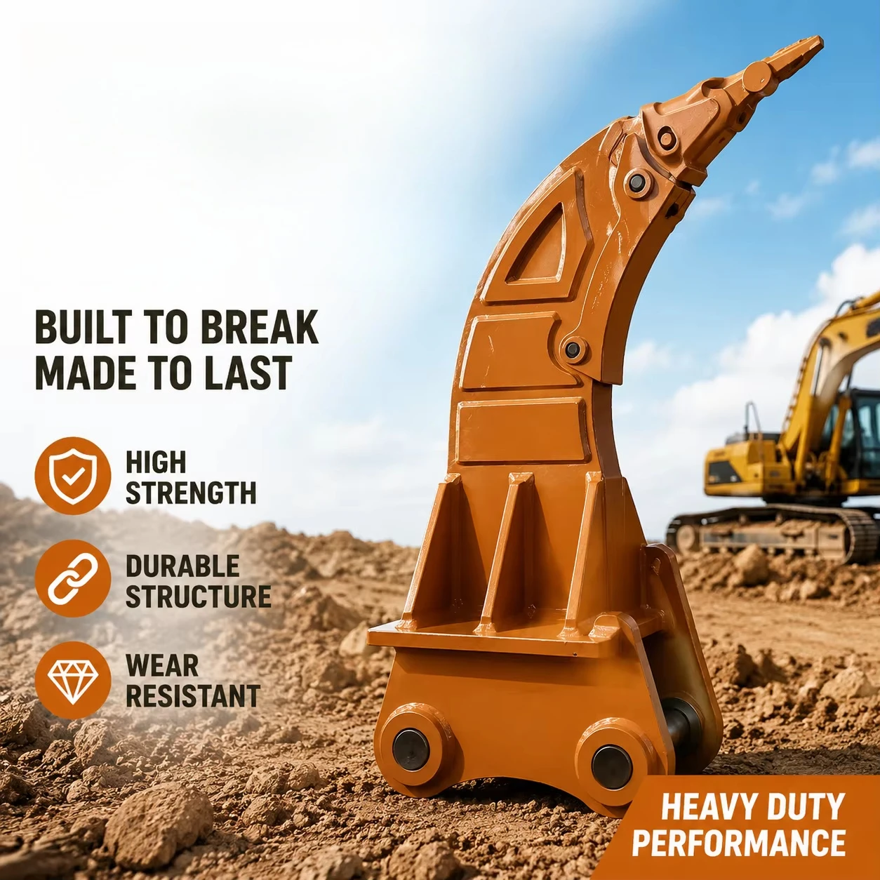Made in China High Quality Shank Ripper Hook Multi Rock Ripper for Mini Excavator Hydraulic Excavator Ripper