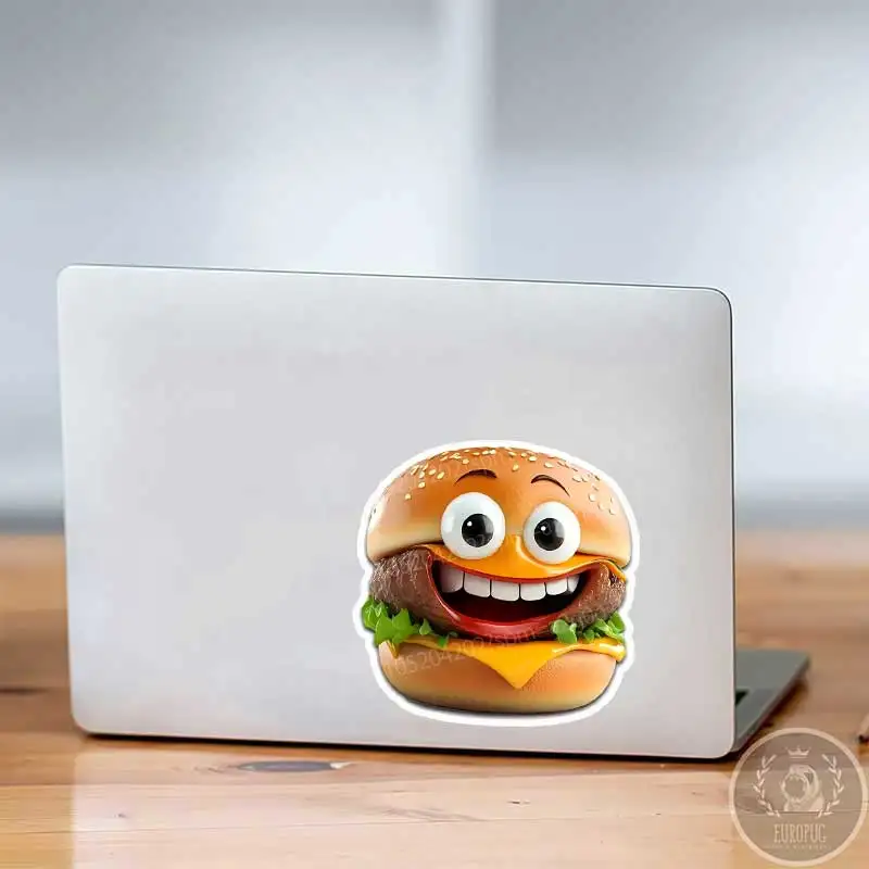 Cute PVC Stickers for Restaurant Bakery Bar Kitchen Home Car Notebook Decoration - Adorable Sticker Sheet AA497