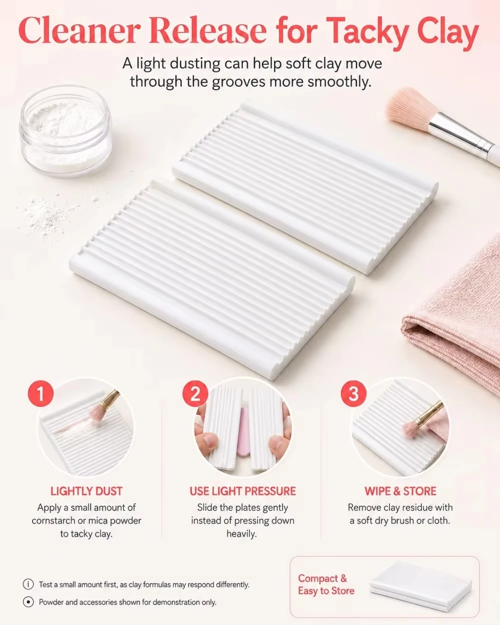 3D gedruckter Polymer‑Ton Perlenroller präzise Nuten sanftes Rollen wiederverwendbar Gel‑Kugel Herstellwerkzeug für Nail Art 3D Gelblumen Maniküre Zubehör Handwerk Werkzeug kreatives Hobby Utensil zur Herstellung von N – Detail 6