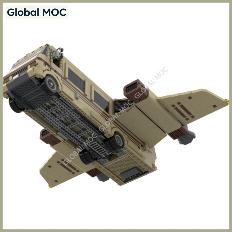 Legendary Ship Modular Building Blocks, Sci‑Fi Space Craft Diorama MOC Set Spaceship Collectible Construction Toy view 4