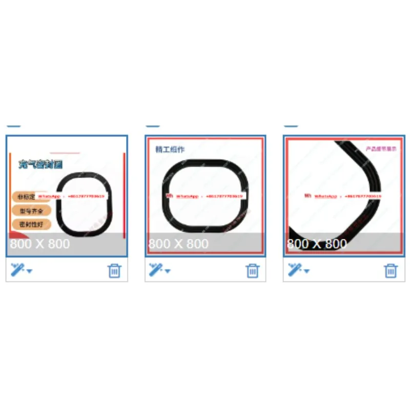 Suitable for silicone inflatable sealing ring Hollow O-ring Rubber non-standard custom airbag inflatable ring gas circuit strip