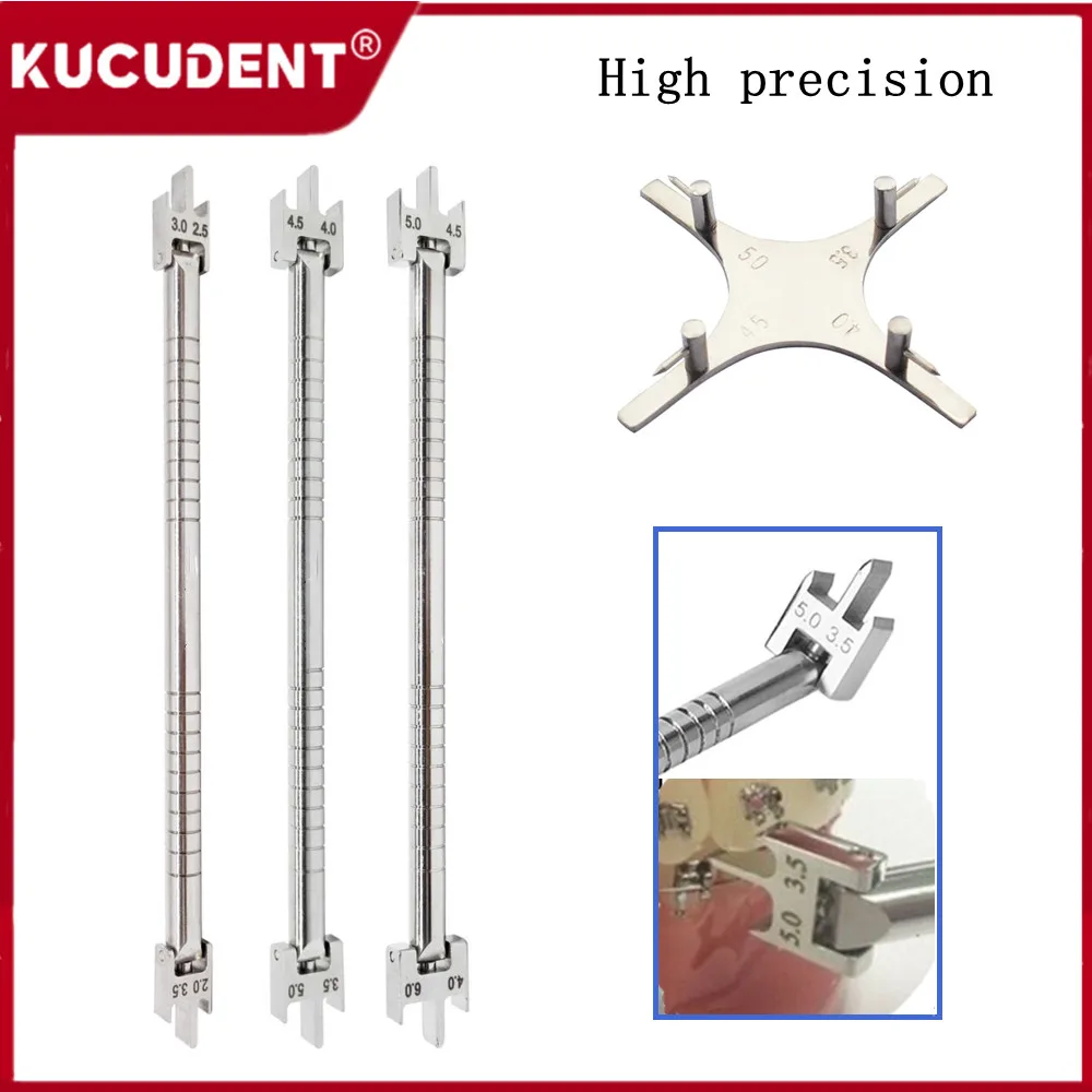 3PC/1Set Dental Bracket Positioner Gauge Orthodontic Locator Placement Articulated Height Wick Positioning Dentistry Instrument