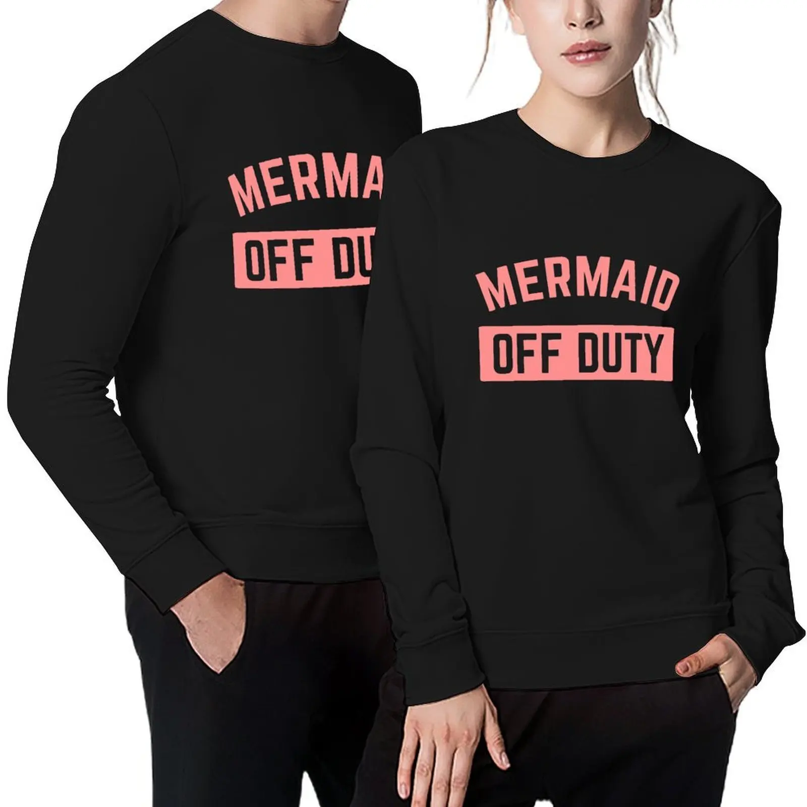 

Mermaid Off Duty Funny Quote Pullover autumn men's coat men's autumn clothes men's sweat-shirt set sweatshirt men