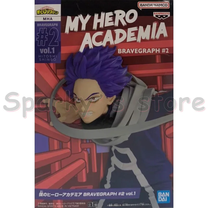 Bandai Original BRAVEGRAPH MY HERO ACADEMIA figura de Anime Midoriya Izuku Todoroki Shoto figuras de acción de juguete para niños regalos modelo