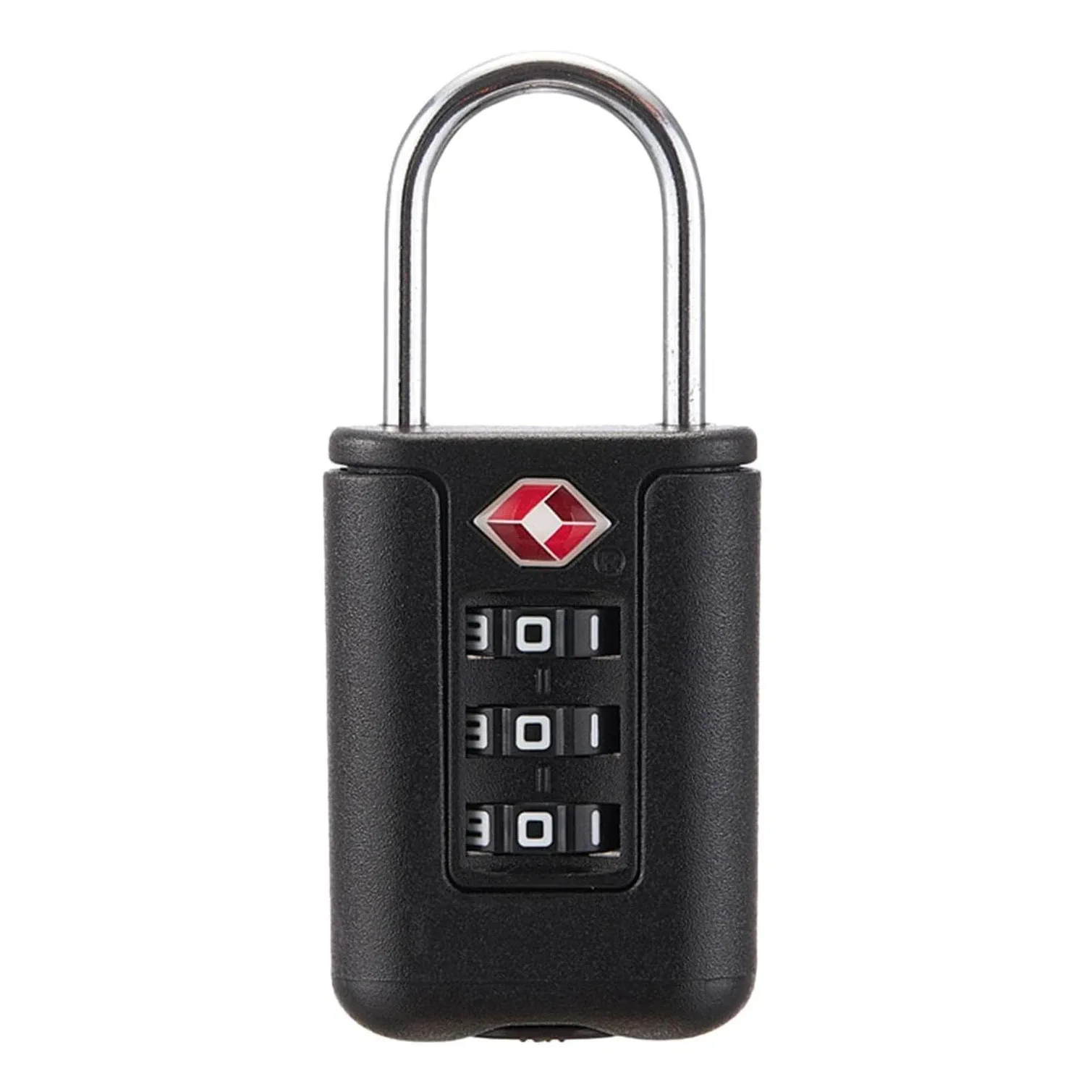Tsa Approved Luggage Locks, Tsa Locks for Luggage, 3 Digit Combination Padlocks Travel Lock for Suitcases & Baggage (Black)