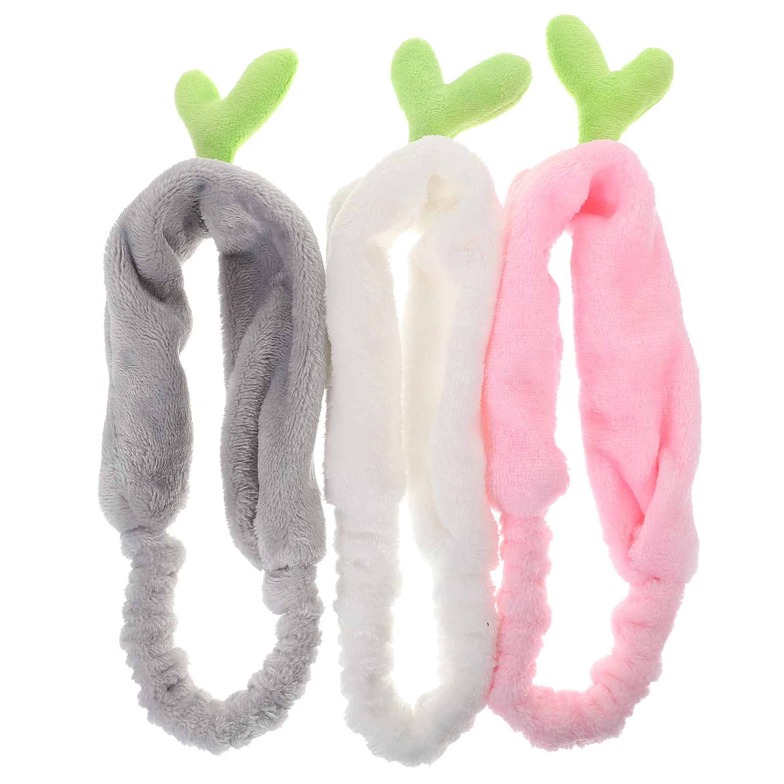 

3pcs Hairbands for Washing Face Makeup Spa Headbands Women Girls Reusable Washable Skincare Random Color
