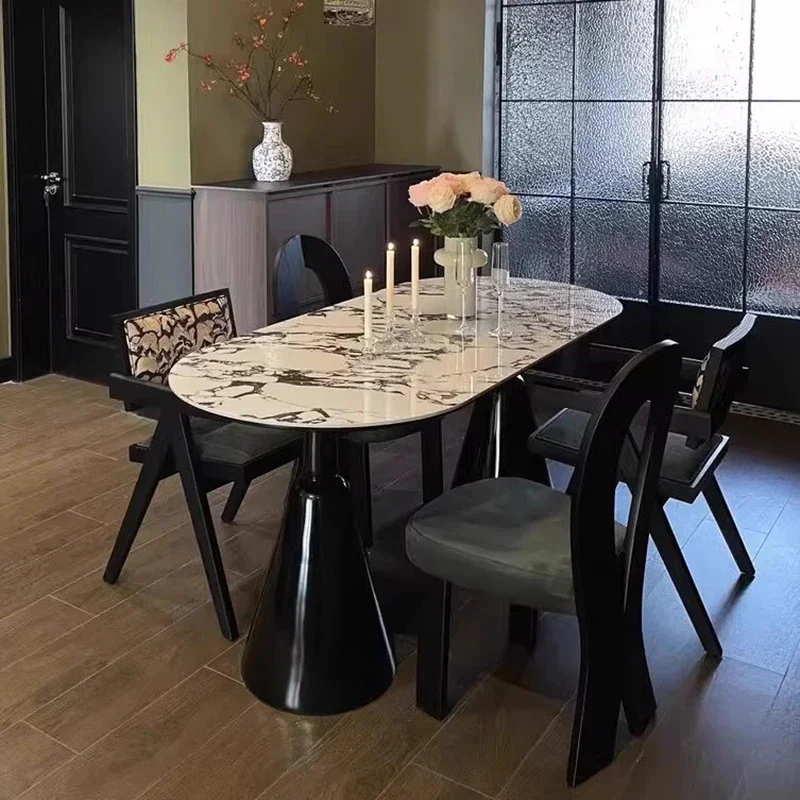 Fashionable Rustic Metal Durable Dining Table Functional Square Stable Classic Dining Table Tavolo Cucina Restaurant Furniture