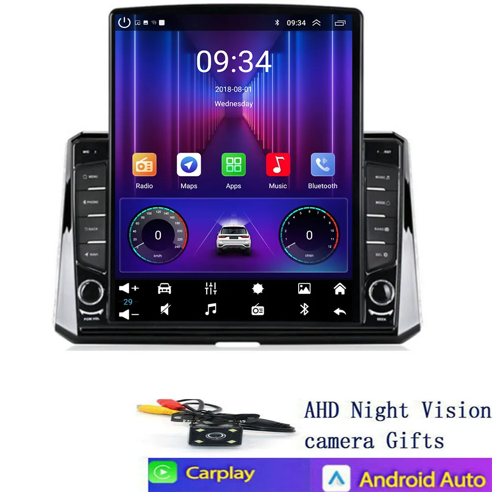 أندرويد 14 لتويوتا كورولا 2018 2019 2020 2021- 2030 راديو السيارة الوسائط المتعددة مشغل فيديو نافي نظام تحديد المواقع FM BT Carplay السيارات ستيريو DVD #5