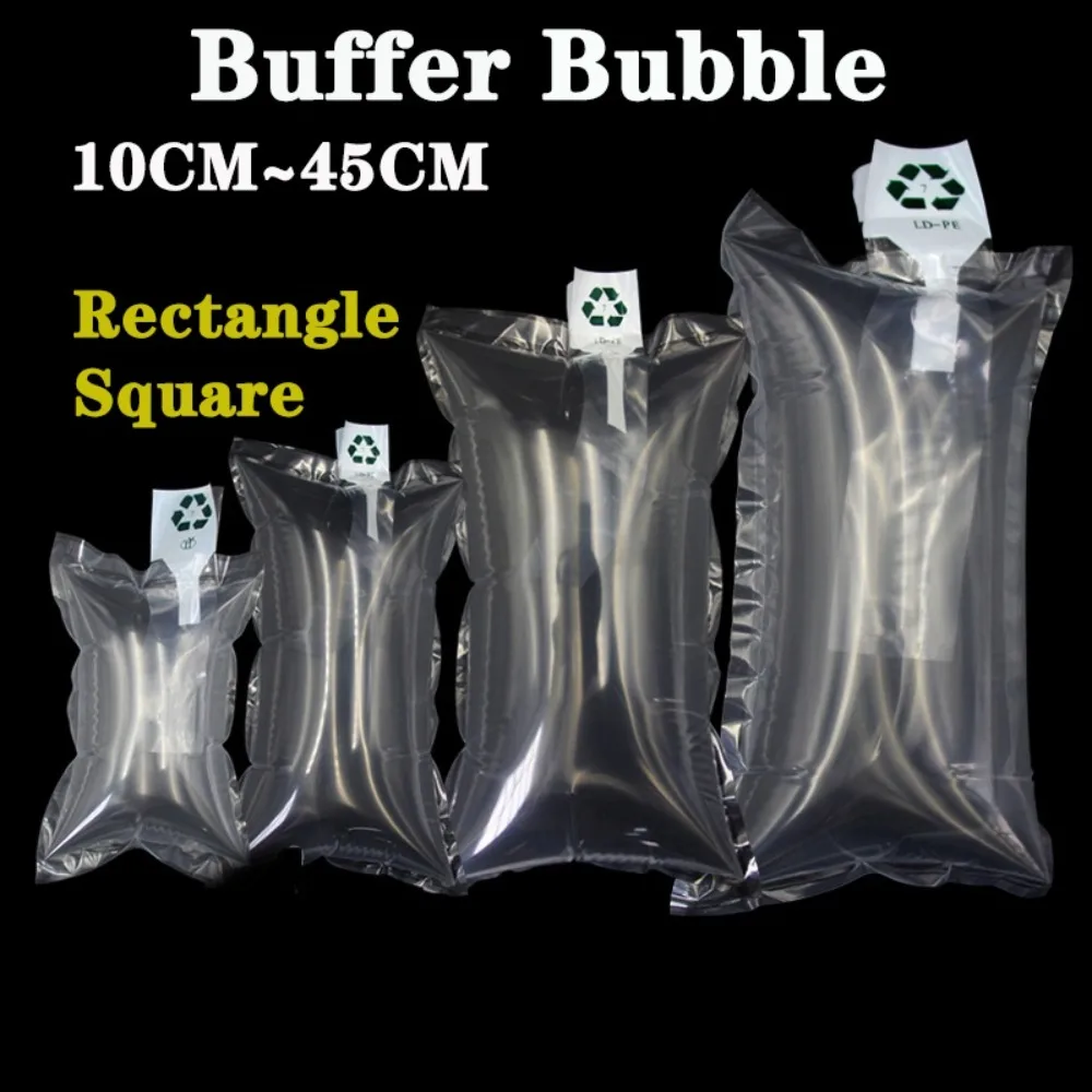 10 stücke aufblasbare Luftpolster folie stoßfest Puffer Luft Verpackung Schutz blase Rohr Kunststoff Säule Luftkissen Tasche