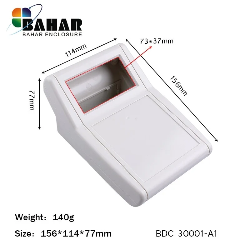 Bahar Brand Enclosure ABS Plastic Housing Desk-top shell Wire Junction Box Instrument Case MODEL BDC 30001