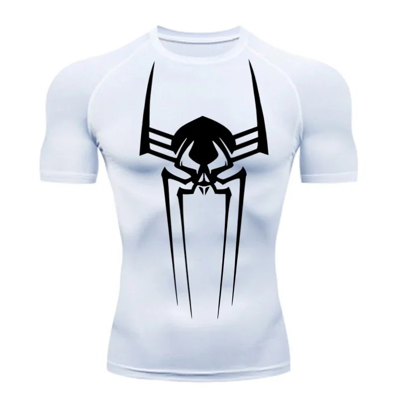 Men's sports top quick drying men's tight fitting shirt long sleeved second layer skin gym exercise short fitness running T-shir view 4