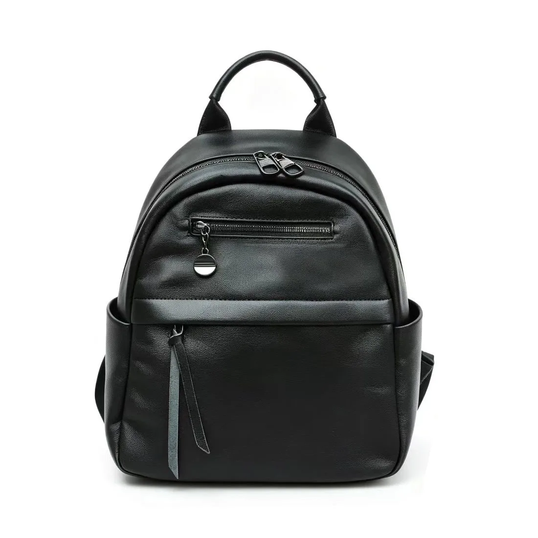 

Small Real Cow Leather Backpack Anti-theft Ladies Travel Bag Casual Genuine Leather Bagpack