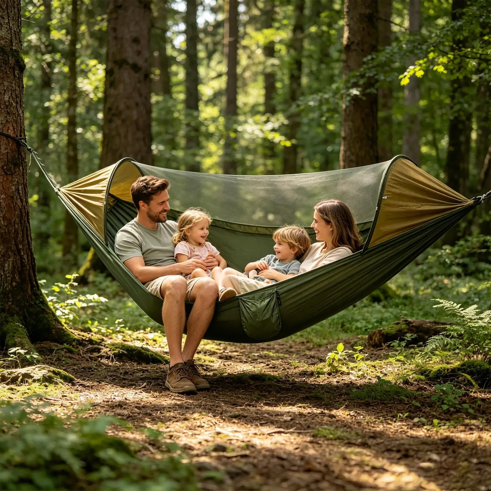

Camping Hammock Tent Hiking Shelter With Gnats Net Camp Hammock With Gnats Net For Women Men Campers Family Hikers Backpacking