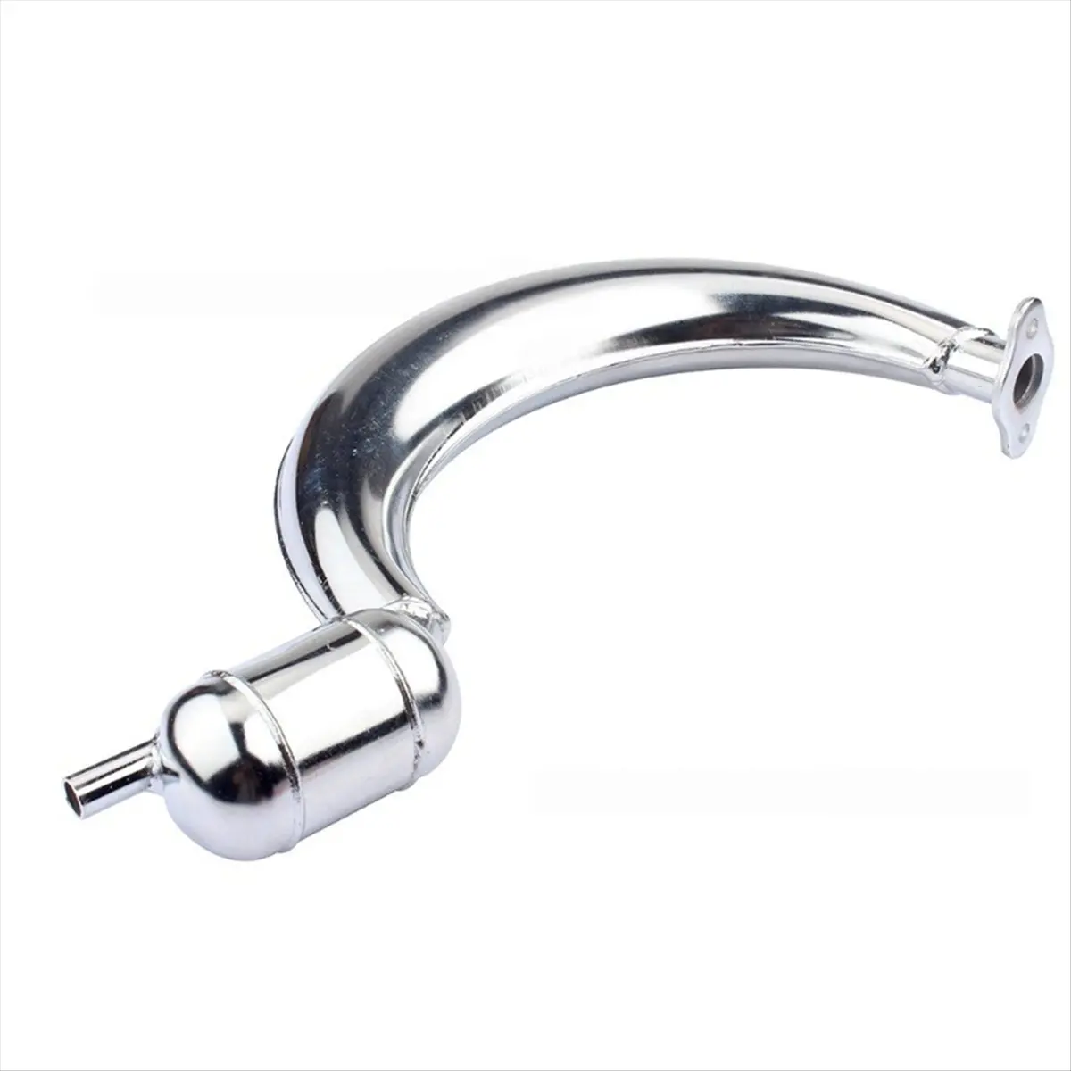 Compatible Motorcycle Exhaust Pipe for 49cc 50cc 60cc 80cc 100cc Electric Bicycle Bike Engine Motor Muffler Exhaust Pipe view 2