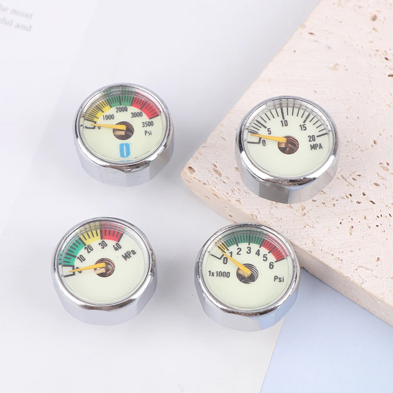 

Hot Sale M10 M8 Air Mini Micro Pressure Gauge Manometer Thread 5MPA 10MPA 20MPA 30MPA 35MPA 40MPA 300BAR 3500PSI 5000PSI 6000PSI