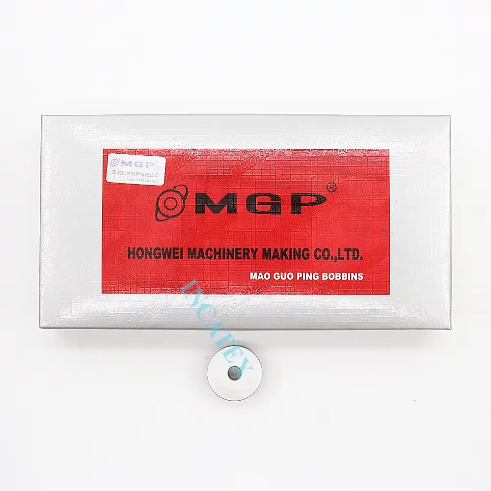

100 Pcs MGP Aluminium Bobbins Jumbo 2.0 Times For Tajima Barudan SWF Toyota Happy Melco Feiya ZGM China Embroidery Machines