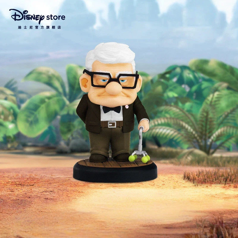 

Disney Pixar Official Up Movie Carl Ellie Russell Dug Kevin Mini Figurines Desktop Ornaments For Anime Collectors Fans