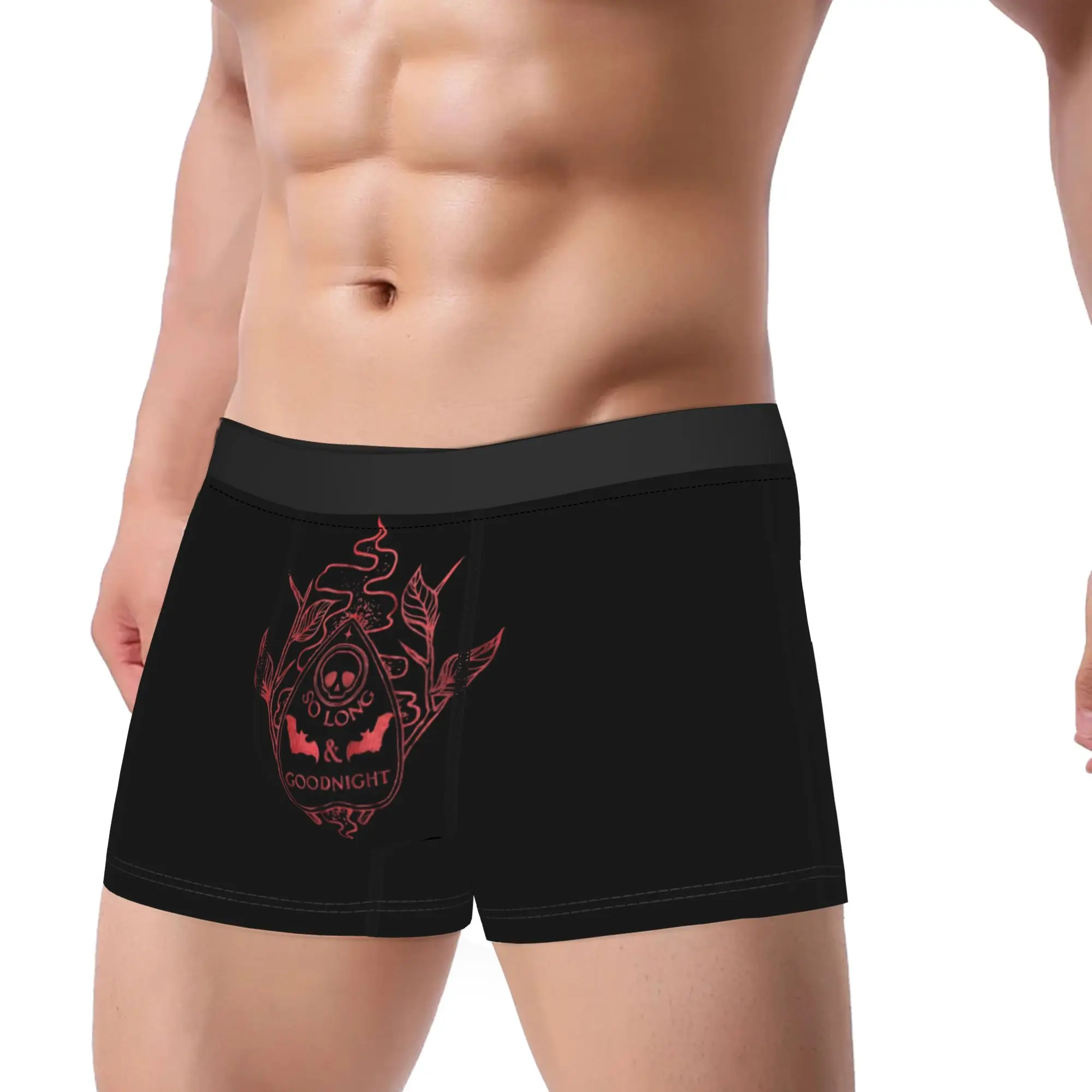 

Man Helena My Chemical Romance Cropped Tank Underwear Band MCR Humor Boxer Briefs Shorts Panties Homme Underpants Plus Size