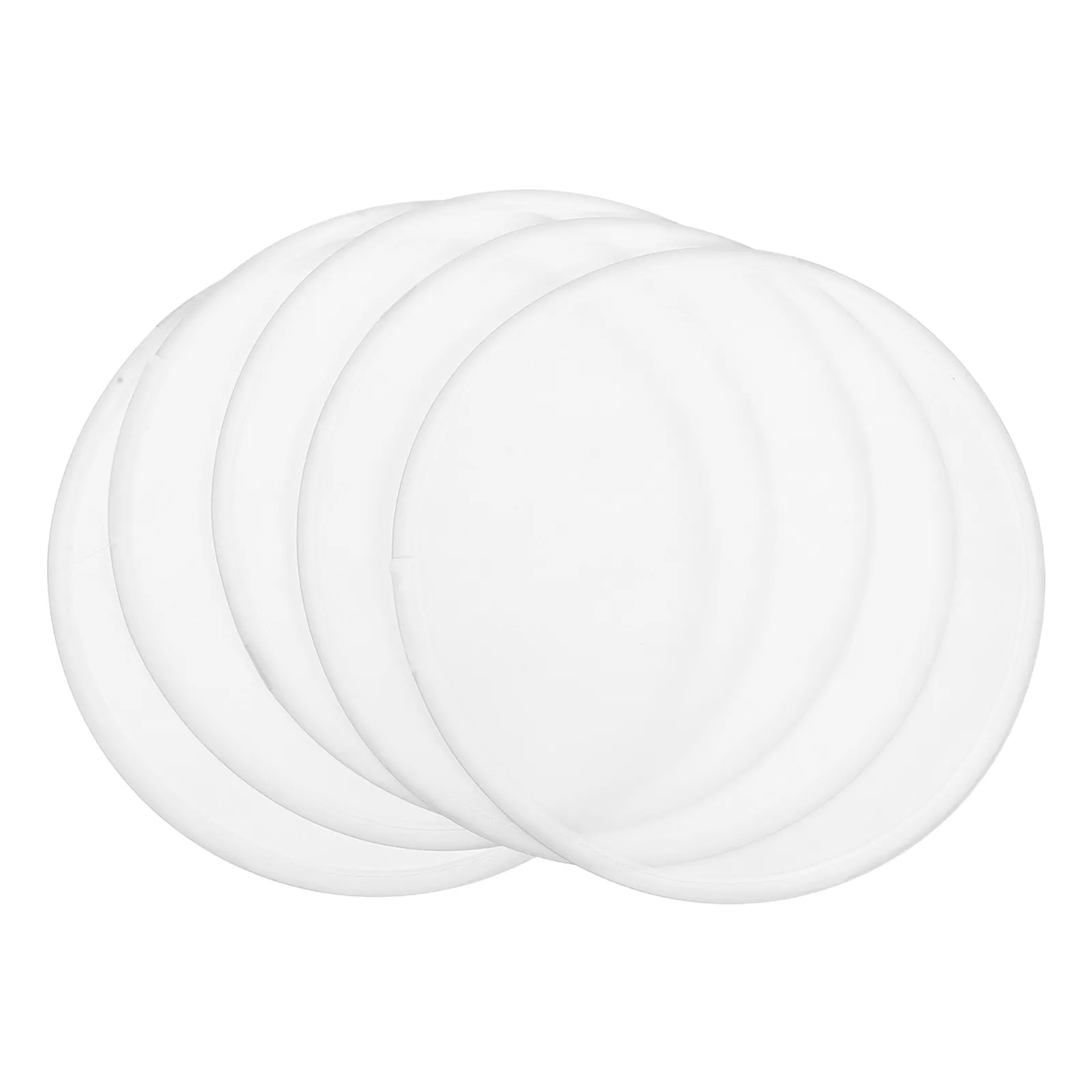 

30 шт. Складные веера-фрисби из белого полиэстера, заготовки для сублимации, для самостоятельного оформления, для свадеб, дней рождений, мероприятий на открытом воздухе, сувениры для гостей