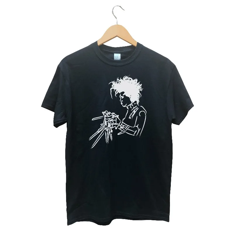 Edward Scissorhands Unisex T-Shirt - Halloween T-Shirt Herren T-Shirt Sommer Neues Unisex T-Shirt – Detail 3