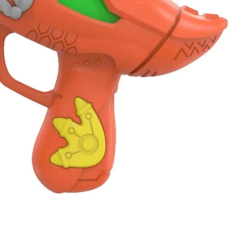 Red Dinosaur Gun Ball 10 Pieces Kids Toy Soft Foam Balls Safe Play Dinosaur Shooting Game